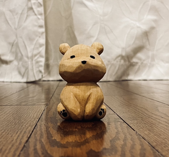 Small Wooden bear